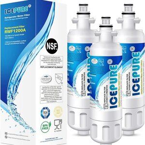 ICEPURE Water Filter Replacement – 3PACK (ADQ36006101, 9690, LG LT700P, Kenmore